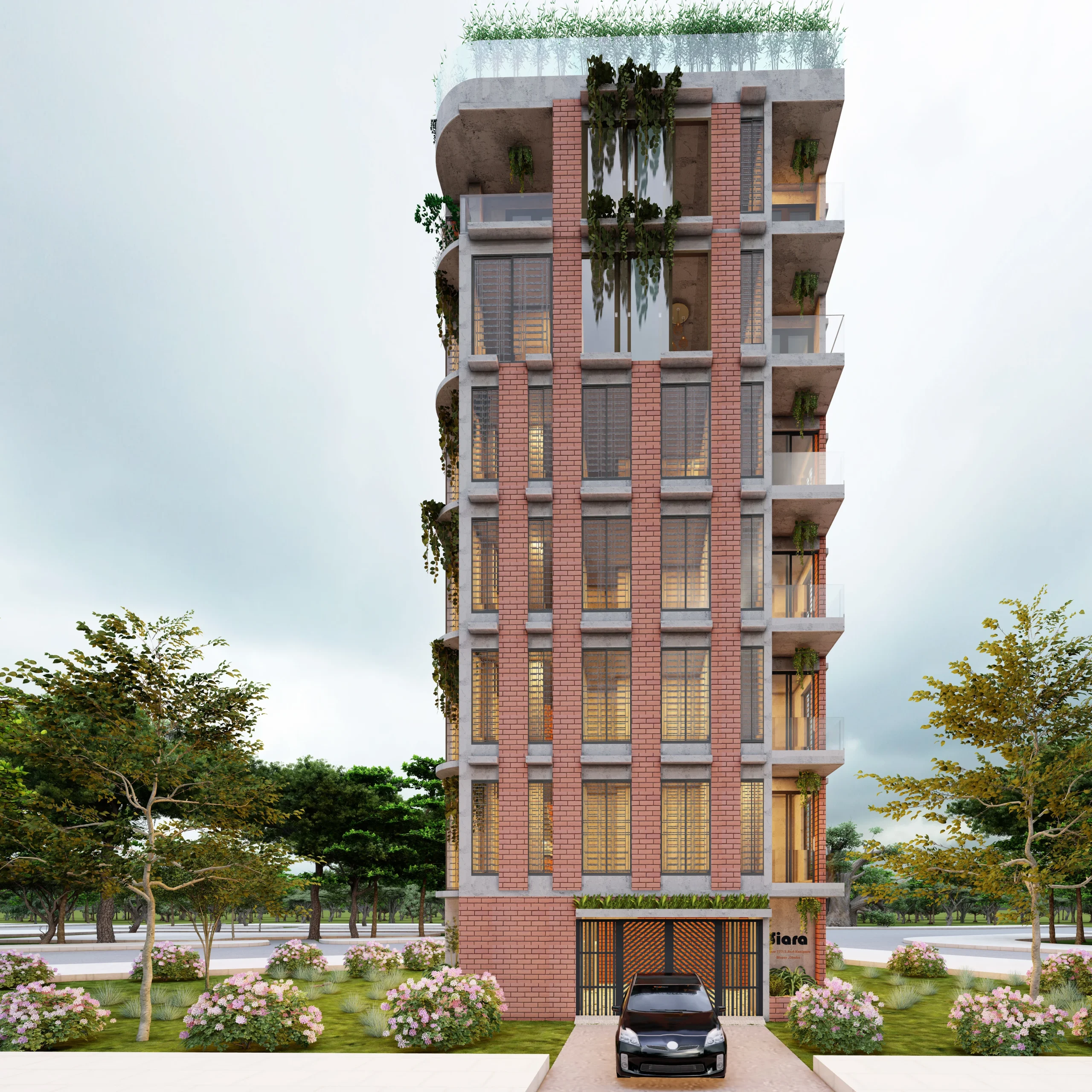 Render 3 Apartment with light